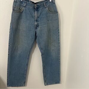 Vintage 90's Levi’s silverTab Straight+Relaxed W38 L32 100% Cotton Jeans 1998